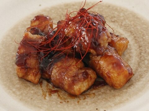 どんぐりの恵み 長芋巻きのヘルシー黒酢酢豚